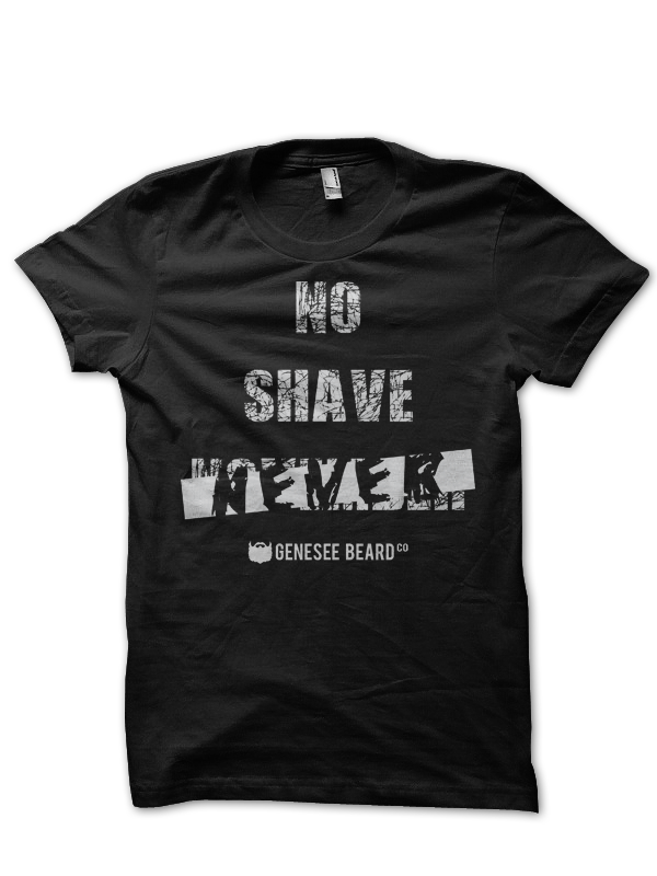 No Shave Never 2016 Tee - Genesee Beard Co.